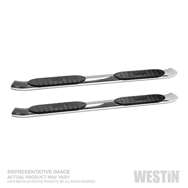 Westin Automotive 19-C SILVERADO/SIERRA 1500/20-C SILVERADO/SIERRA 2500/3500 CREW CAB SS PRO TRAXX 5 OVAL NERF BARS 21-54130 - main